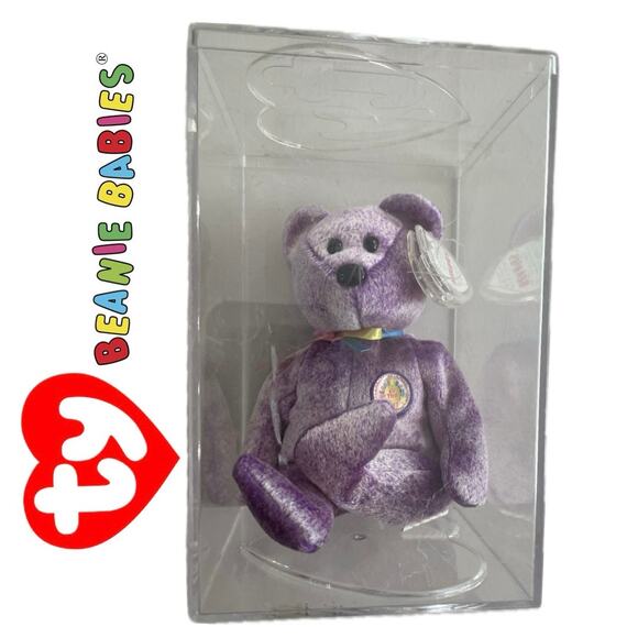 VTG TY BEANIE BABIES TEDDY BEAR  DREAMER 2002 COLLECTIBLE 6’ RARE RETIRED - Picture 1 of 11